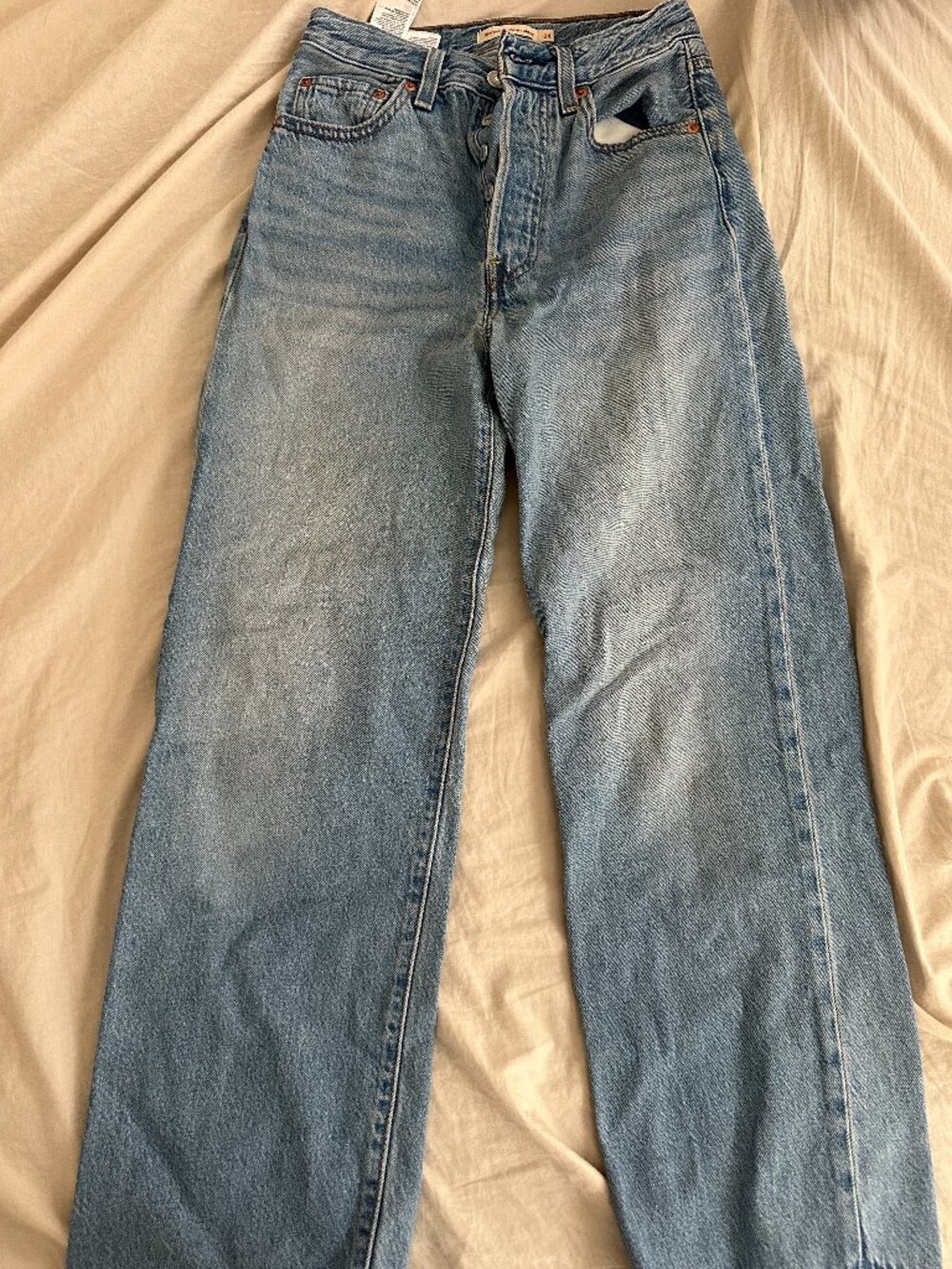 Levi's Ribcage Straight Ankle Jeans (Size 24)